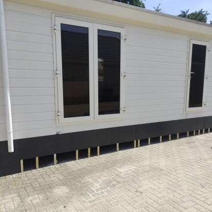 Buitenafwerking aan gevel