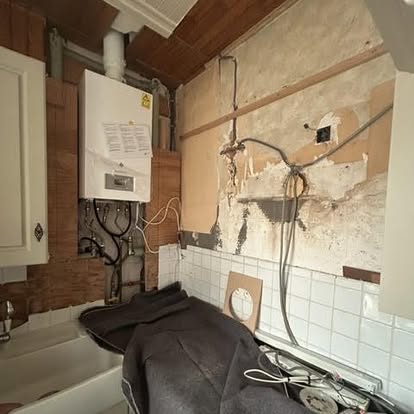 Keuken tijdens renovatie